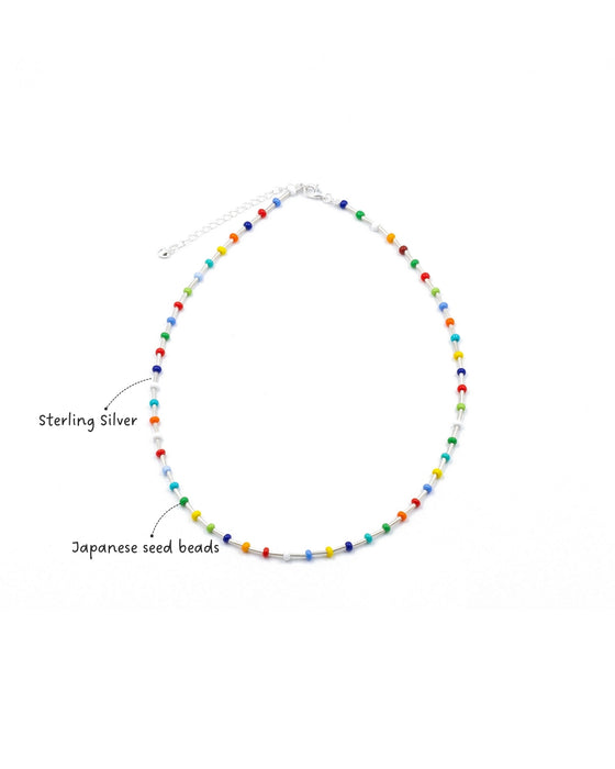 Summer Palette Sterling Silver Choker