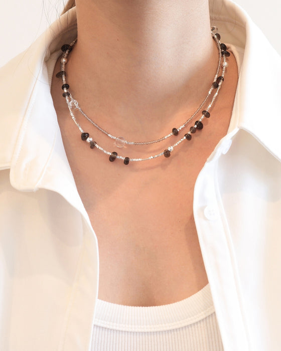 Between Day and Night Sterling Silver Necklace