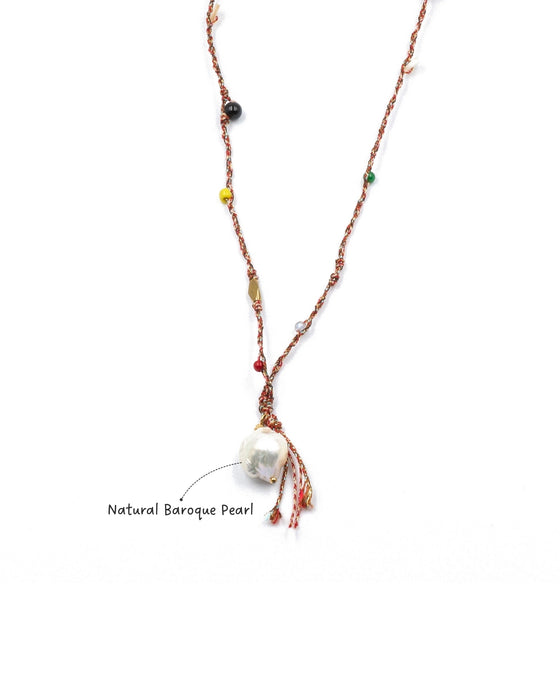 Collected Along the Way Baroque Pearl Necklace