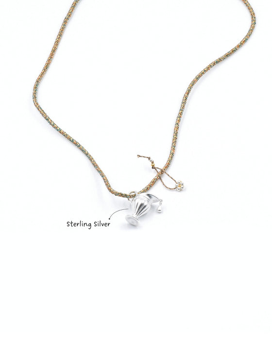 Message in a Bottle Sterling Silver Necklace