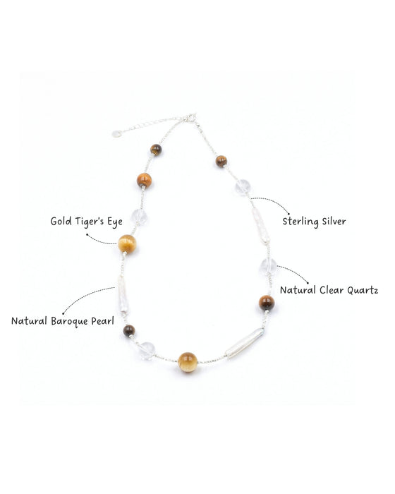 Clear Intention Sterling Silver Necklace