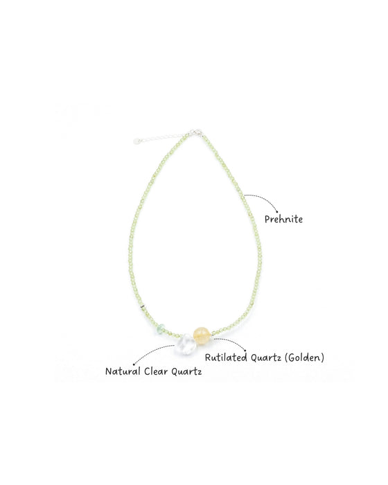 At Ease Prehnite Necklace