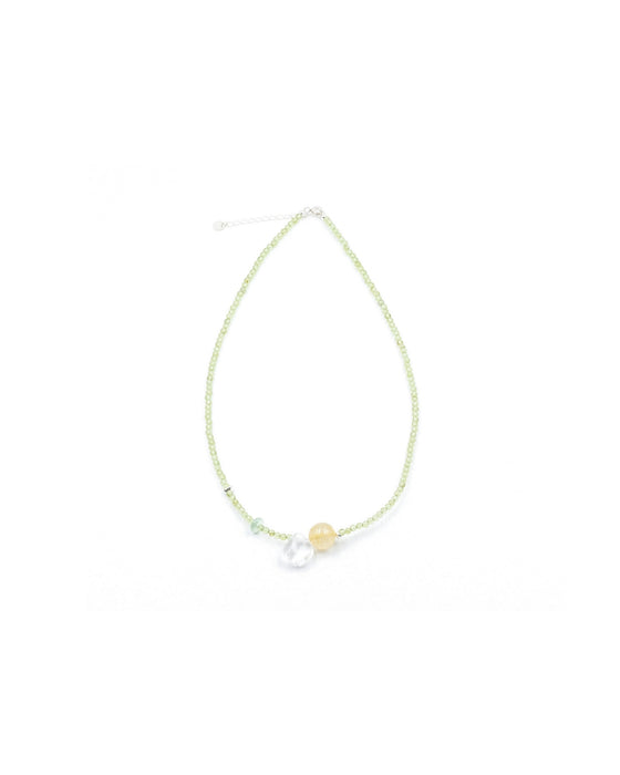 At Ease Prehnite Necklace