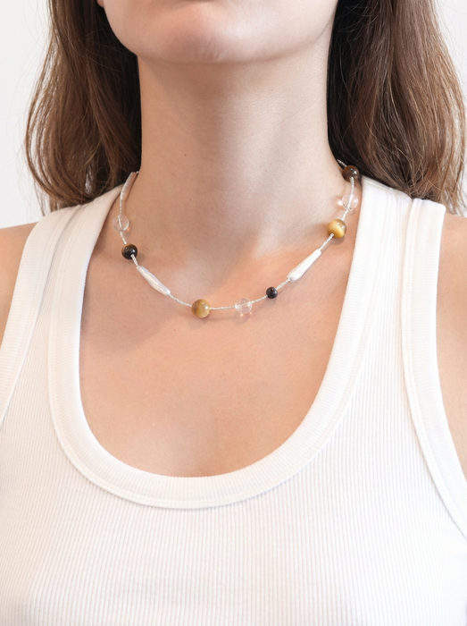 Clear Intention Sterling Silver Necklace
