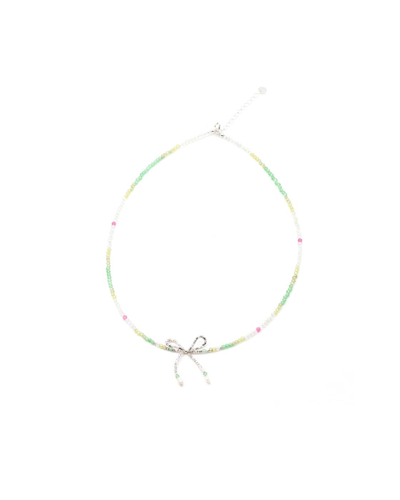Soft Tie Sterling Silver Necklace