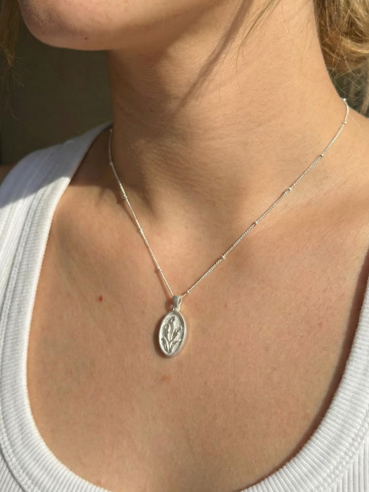 Wildflower Sterling Silver Necklace