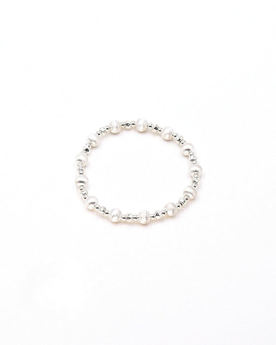 Silver Beads Bracelet